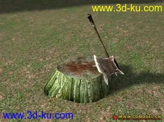 3D打印模型斧头的图片