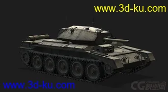 3D打印模型英国_Crusader十字军式坦克的图片