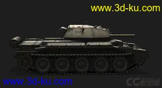 3D打印模型英国_Crusader十字军式坦克的图片