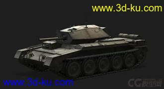 3D打印模型英国_Crusader十字军式坦克的图片