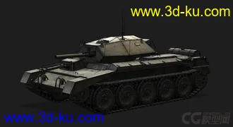 3D打印模型英国_Crusader十字军式坦克的图片