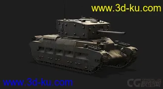 3D打印模型英国_Matilda_Black_Prince黑王子的图片