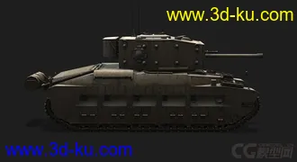 3D打印模型英国_Matilda_Black_Prince黑王子的图片