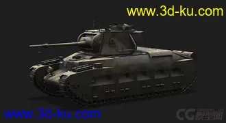 3D打印模型英国_Matilda玛蒂尔达步兵坦克的图片