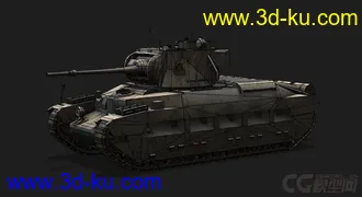 3D打印模型英国_Matilda玛蒂尔达步兵坦克的图片