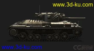 3D打印模型英国_Valentine瓦伦丁步兵坦克的图片