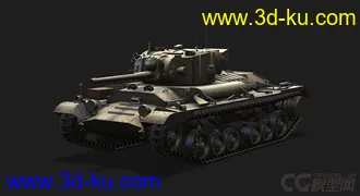 3D打印模型英国_Valentine瓦伦丁步兵坦克的图片