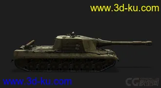 3D打印模型苏联 俄罗斯_268工程自行反坦克炮的图片