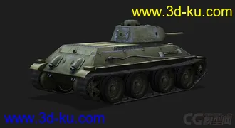 3D打印模型苏联 俄罗斯_A-20轻型坦克的图片