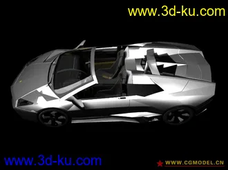 3D打印模型兰博基尼-雷文顿敞篷跑車roaster的图片