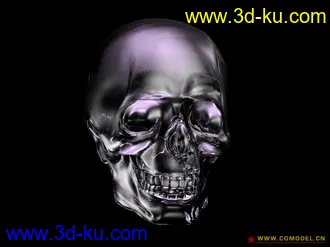 3D打印模型水晶骷髅头的图片