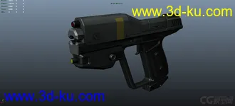 3D打印模型科幻手枪的图片