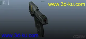 3D打印模型科幻手枪的图片