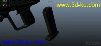 3D打印模型科幻手枪的图片
