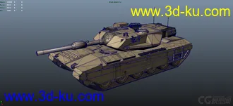 3D打印模型M84a tank的图片