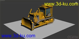 3D打印模型精美的推土机的图片