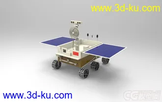 3D打印模型中国玉兔月球探测车的图片