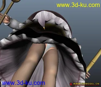 独家发布！雾雨魔理沙的模型~（模型已上传）的图片