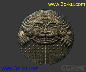 3D打印模型监狱雕塑 狴犴 铜雕 浮雕的图片