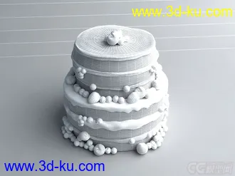 3D打印模型蛋糕的图片