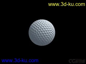 3D打印模型高尔夫球的图片