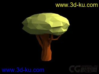 3D打印模型卡通树的图片