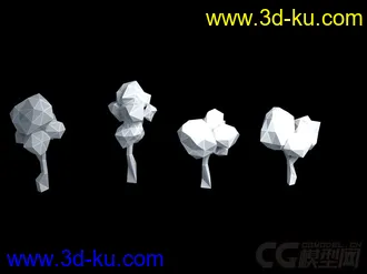3D打印模型卡通树木的图片