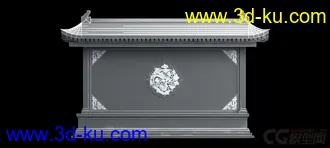 3D打印模型影壁墙的图片