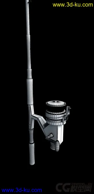 3D打印模型鱼竿的图片