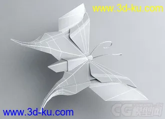 3D打印模型折纸-蝴蝶的图片