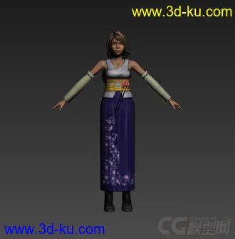 3D打印模型FFX——尤娜的图片