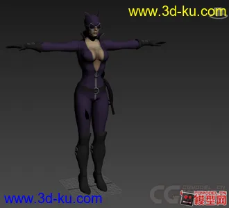 3D打印模型不错的猫女的图片