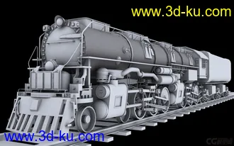 3D打印模型新手火车  无贴图 请原谅的图片