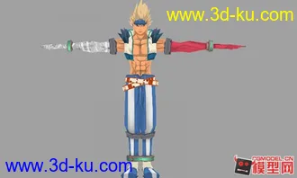 3D打印模型地下城与勇士中鬼剑士的造型的图片
