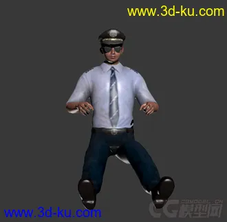 3D打印模型国航飞行员 南航飞行员 航空公司飞行员 民航机长的图片