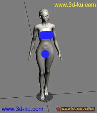 3D打印模型完美女人的图片