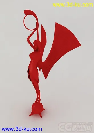3D打印模型现代人物雕塑的图片