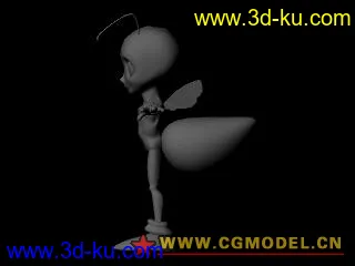 3D打印模型卡通蜜蜂的图片