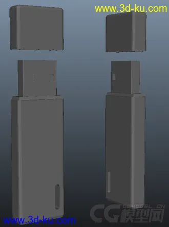 3D打印模型分享一个u盘谢谢的图片