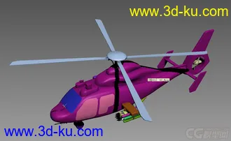 3D打印模型直升机的图片