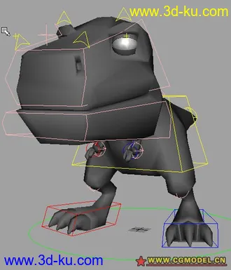 3D打印模型可爱的恐龙的图片
