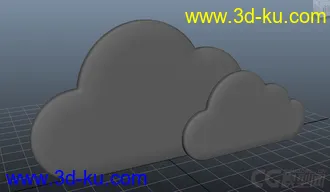 3D打印模型卡通云的图片