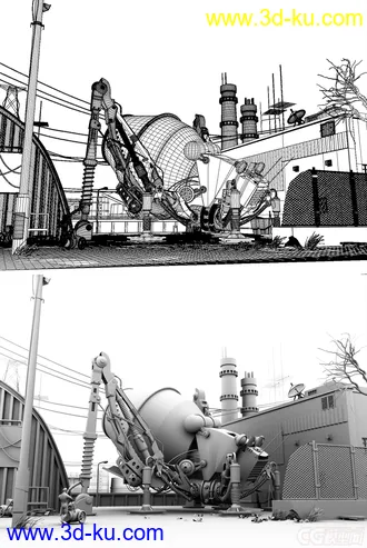 3D打印模型机械类场景的图片