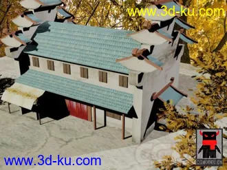 3D打印模型一些古建小场景的图片