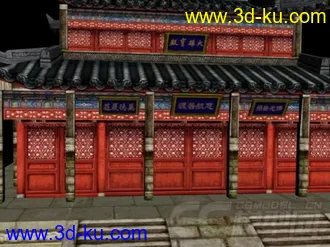 3D打印模型一些古建小场景的图片