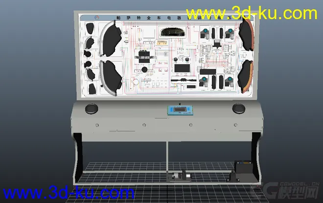 汽车教学设备模型--汽车整车电器台架的图片1