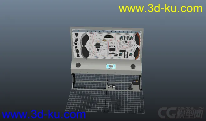 汽车教学设备模型--汽车整车电器台架的图片2