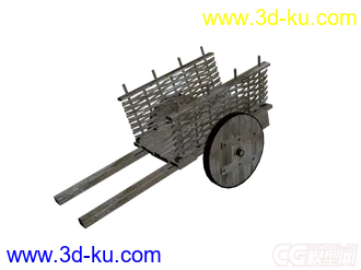 3D打印模型手推车的图片