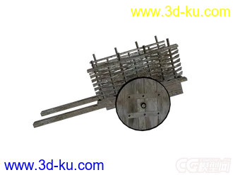 3D打印模型手推车的图片