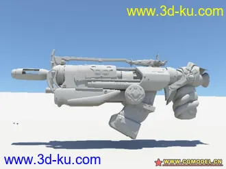 3D打印模型今天朋友给的一个武器！上传共享了。的图片